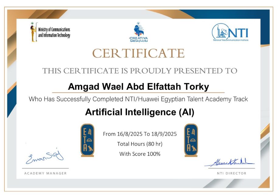 Huawei HCIA-AI Certificate